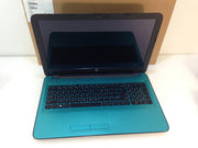 Laptop Hp 15-ba085nr 15.6" Touchscreen AMD A8-7410 2.2Ghz 4GB 320GB Win10 Teal
